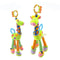 SnuggleBell Plush Giraffe Baby Rattle Teether Toy 3
