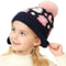 Kids Floral Ear Warmer Beanie Hat With Adjustable Snap Soft Winter Hat For Boys Girls 4