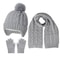 Kids Winter Hat Scarf Gloves Set For Boys Girls Soft Knit Cold Weather Accessory Set 10