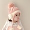 Cozy Animal Toddler Earmuff Beanie Warm Kids Winter Hat With Soft Baby Earmuffs Plush Knit Comfor 0
