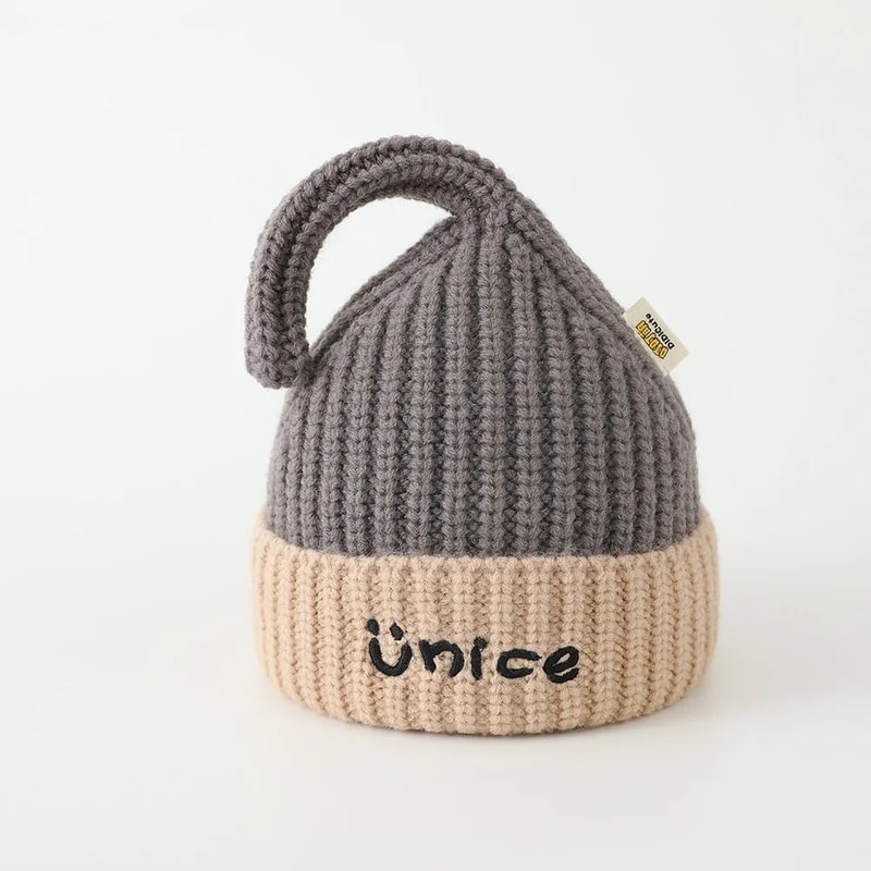 Cozy Knit Kids Ear Warmer Hat Windproof Baby Winter Hat For Boys Girls 4