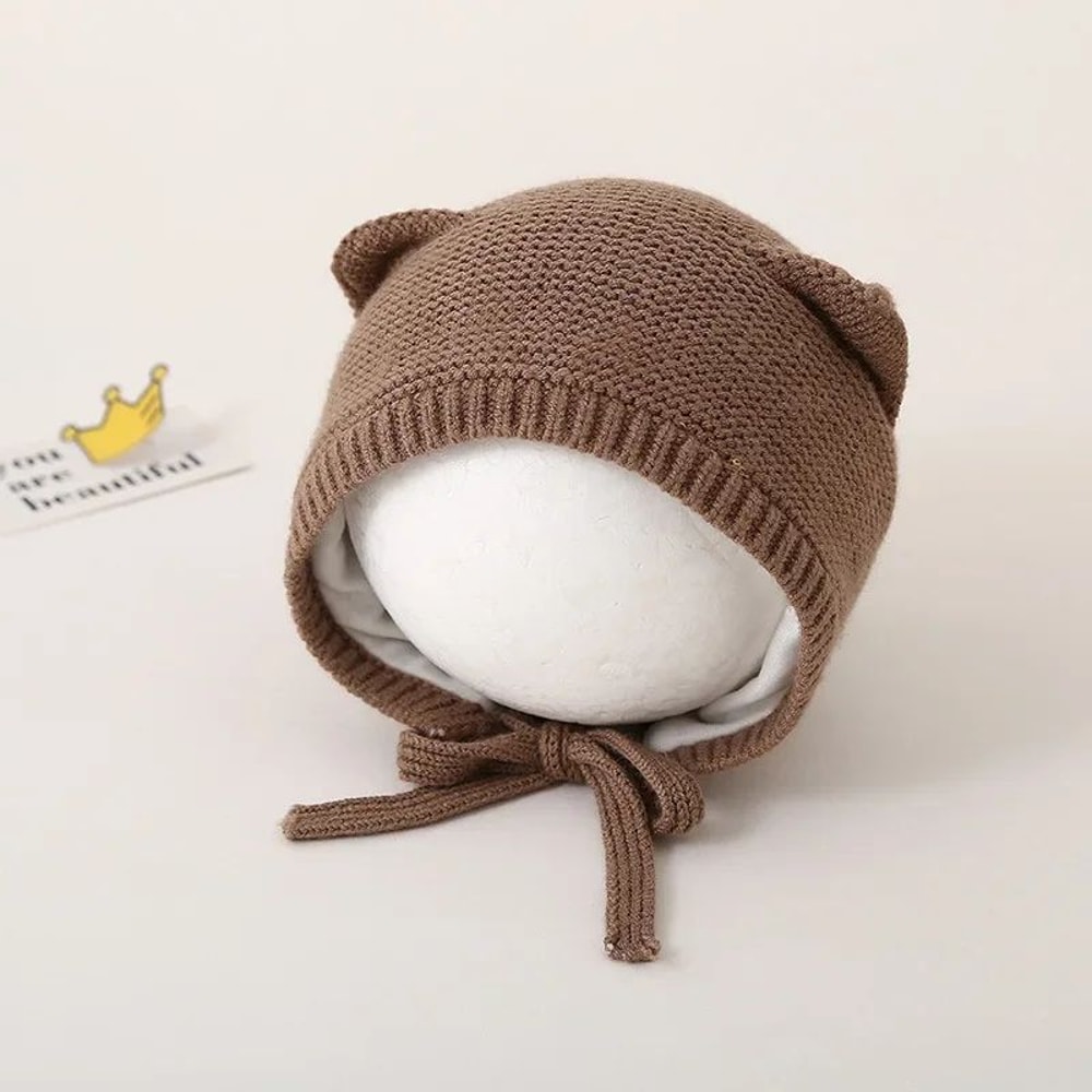 CozyCat Baby Winter Knit Hat With Ear Protection 8