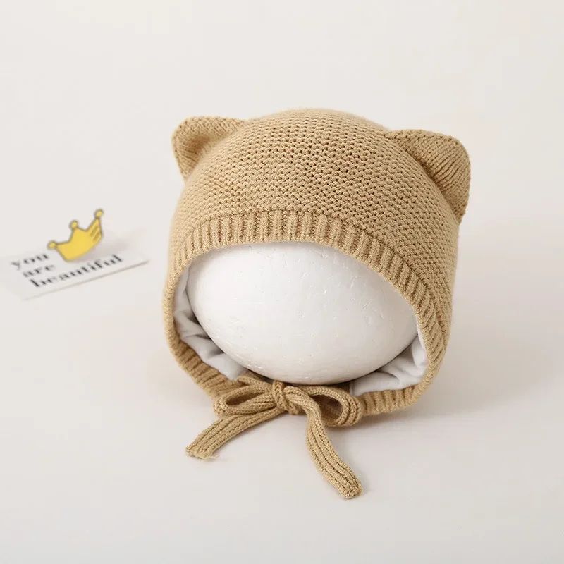 CozyCat Baby Winter Knit Hat With Ear Protection 10
