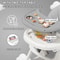 Foldable Baby High Chair With Toy Rack EasyClean Seat 3