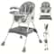 Foldable Baby High Chair With Toy Rack EasyClean Seat 6