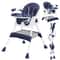 Foldable Baby High Chair With Toy Rack EasyClean Seat 7