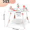 3in1 Baby Activity Center With 360 Rotating Seat Interactive Toys 1