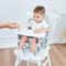 Portable Foldable Baby Dining Chair With Tray And Safety Belt For Travel Outdoor Use 1