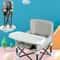 Portable Foldable Baby Dining Chair With Tray And Safety Belt For Travel Outdoor Use 2