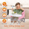 Portable Foldable Baby Dining Chair With Tray And Safety Belt For Travel Outdoor Use 3