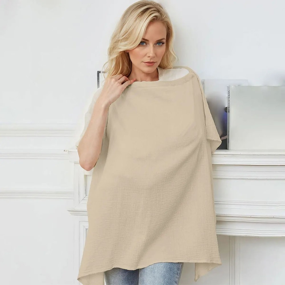 Breathable Nursing Cover MultiUse Baby Privacy Shield 3