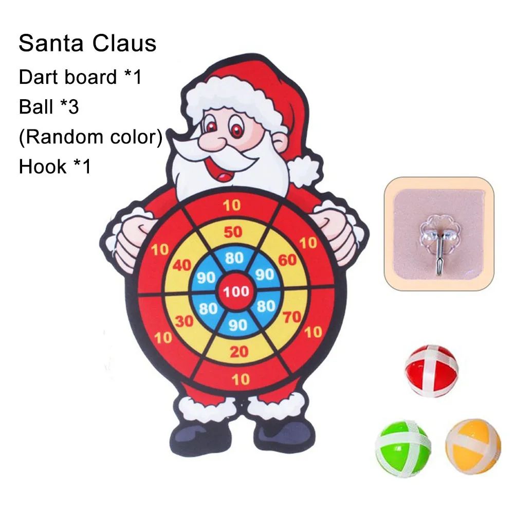 Cartoon Animal Kids Dart Board With Sticky Balls Indoor Outdoor Toss Game 8