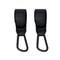Premium Leather Stroller Hooks Set For Easy Diaper Bag Organization 9