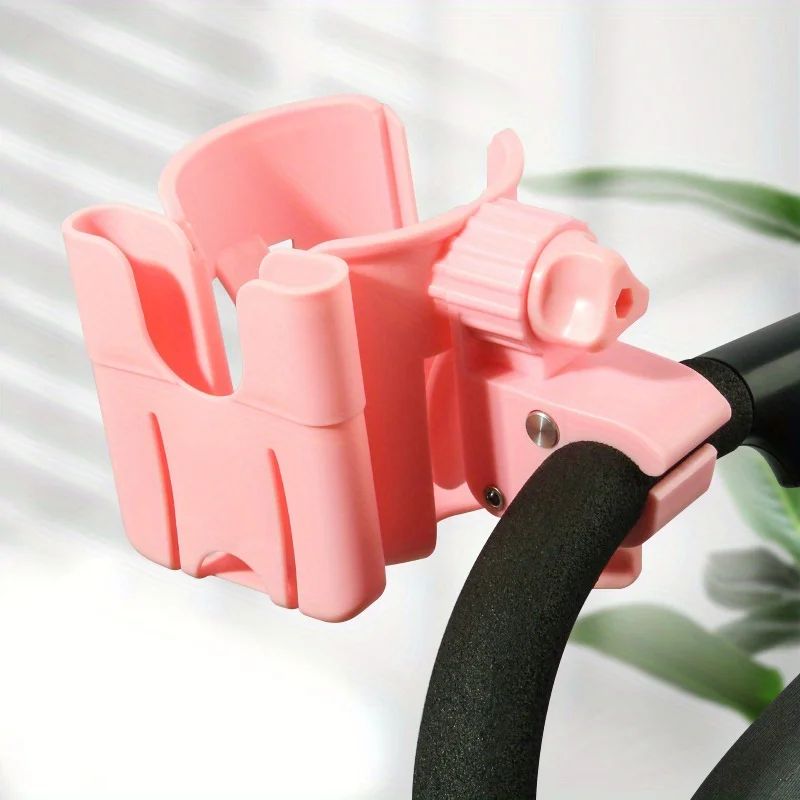 Universal Stroller Cup Holder With Phone Holder For Strollers Wheelchairs Walkers 8
