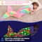 Rainbow Unicorn Glow Mermaid Tail Blanket For Girls Soft Flannel Sleeping Blanket 2