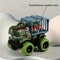 Pull Back Dinosaur Truck Toy With Dino Figures Interactive Dino Transport Truck Toy For Kids 5