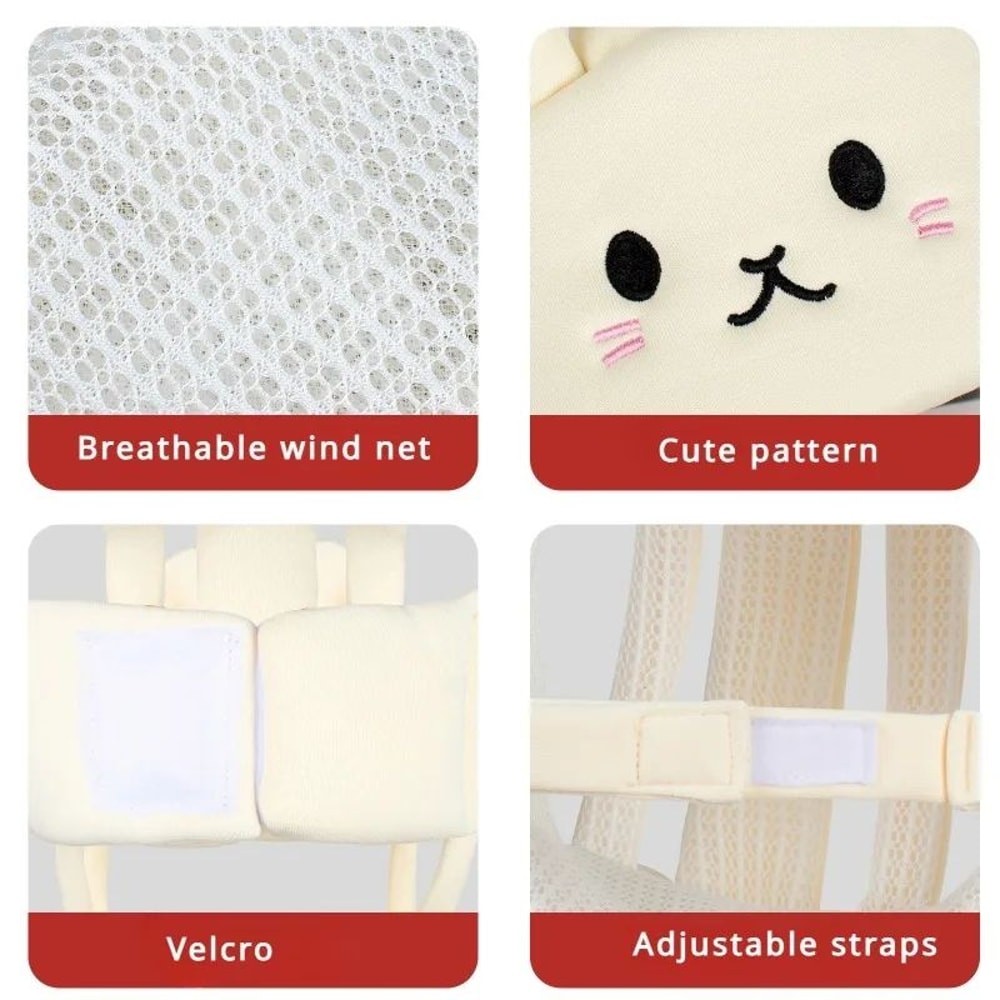 SafeSteps Baby Head Protector Helmet Soft Infant Safety Helmet For Crawling First Steps 2