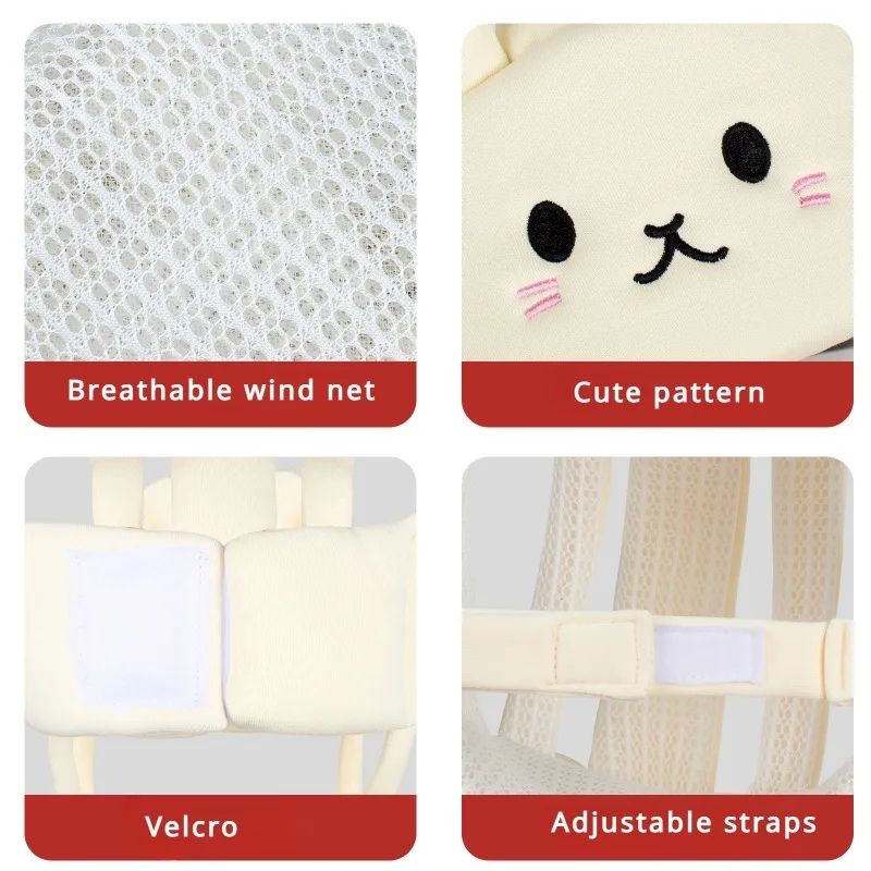 SafeSteps Baby Head Protector Helmet Soft Infant Safety Helmet For Crawling First Steps 2