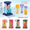 Kids Beach Toy Set Sand Play Kit With Bucket Wheel Molds For Outdoor Fun 3