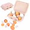 Montessori Wooden Egg Toy Set Realistic Pretend Play Food Set For Kids Kitchen Learning 0