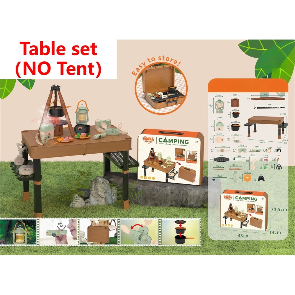 Adventure Explorer Kids Camping Set With Tent Gear 9