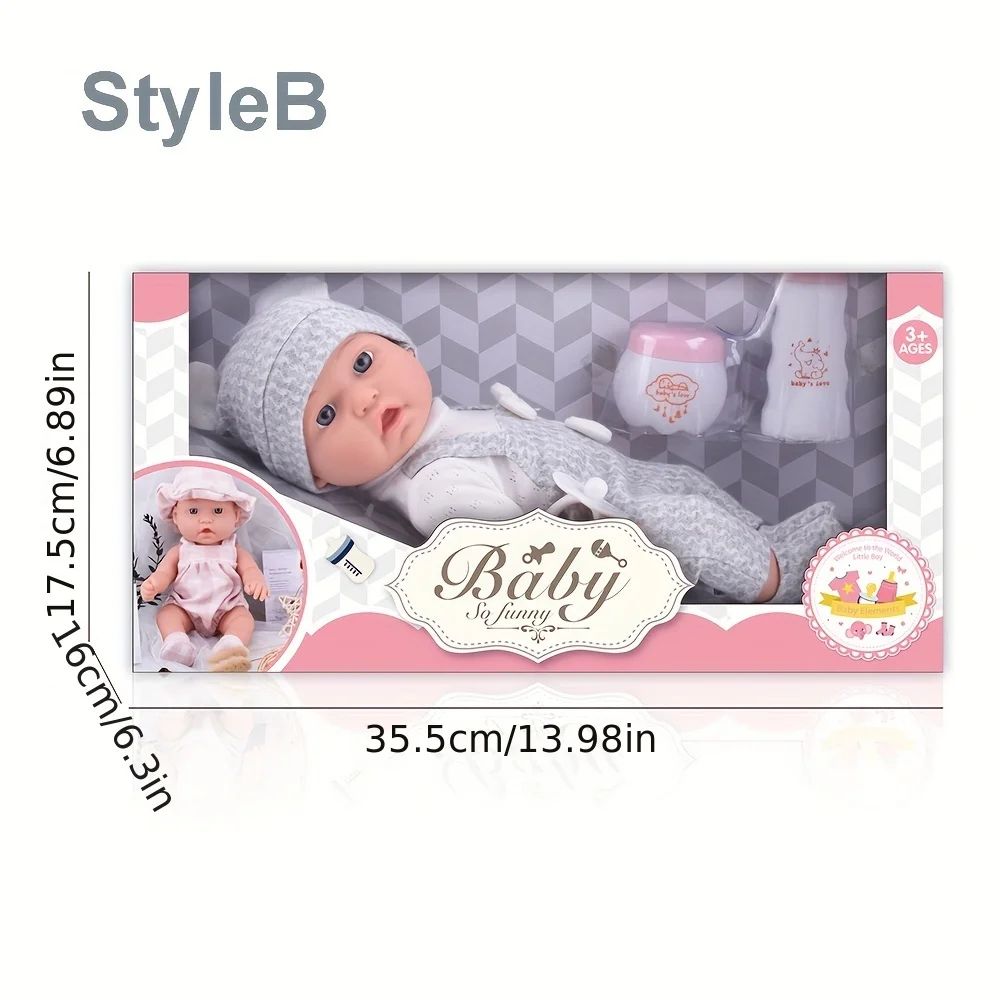 Lifelike Reborn Baby Doll Gift Set With Pacifier And Accessories 7