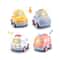 Pull Back Emergency Vehicle Toy Set With Lights Sound For Toddlers 3