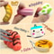 10Piece Mini Bread Squishy Keychain Set Kawaii Soft Food Sensory Toys 5