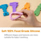 Baby Silicone Teether Wrench Set Food Grade Safe Chewing Toy For Infants 4