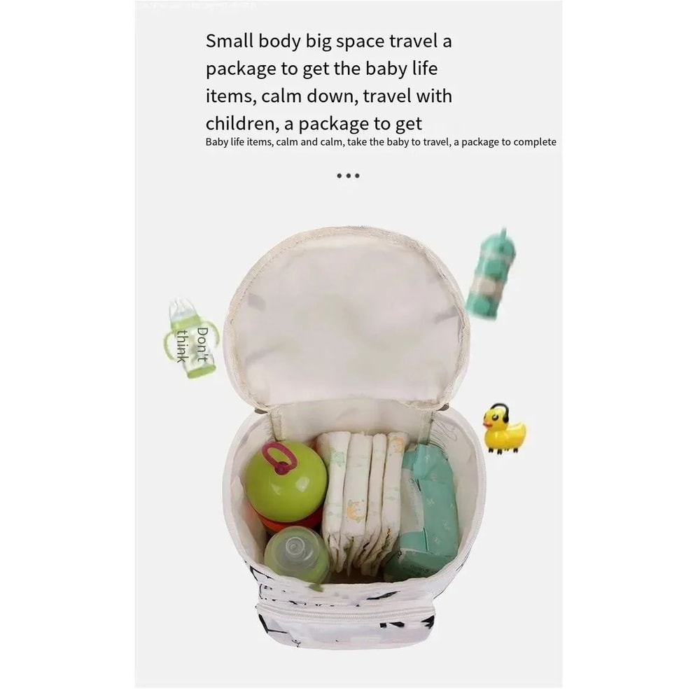 Portable Stroller Organizer Bag With Bottle Holders Smart Storage 2