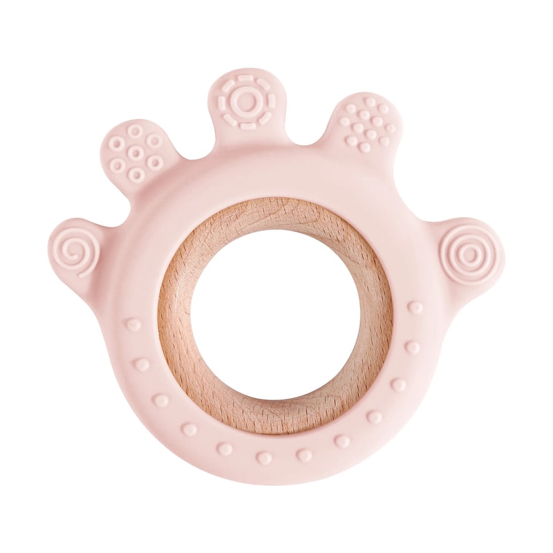 Silicone Baby Teether Toy BPAFree Cartoon Rudder Design For Soothing Teething Relief 9