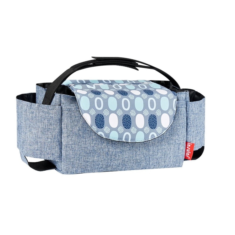 Insulated Baby Bottle Bag Diaper Organizer With Stroller Storage 12
