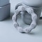 ComfortGrip Baby Teething Ring BPAFree Silicone Teether For Babies Newborn Relief 8