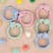 Cartoon Animal Baby Teether Set Soft Silicone Teething Toy Rings For Infant Gum Relief 3Pack 4
