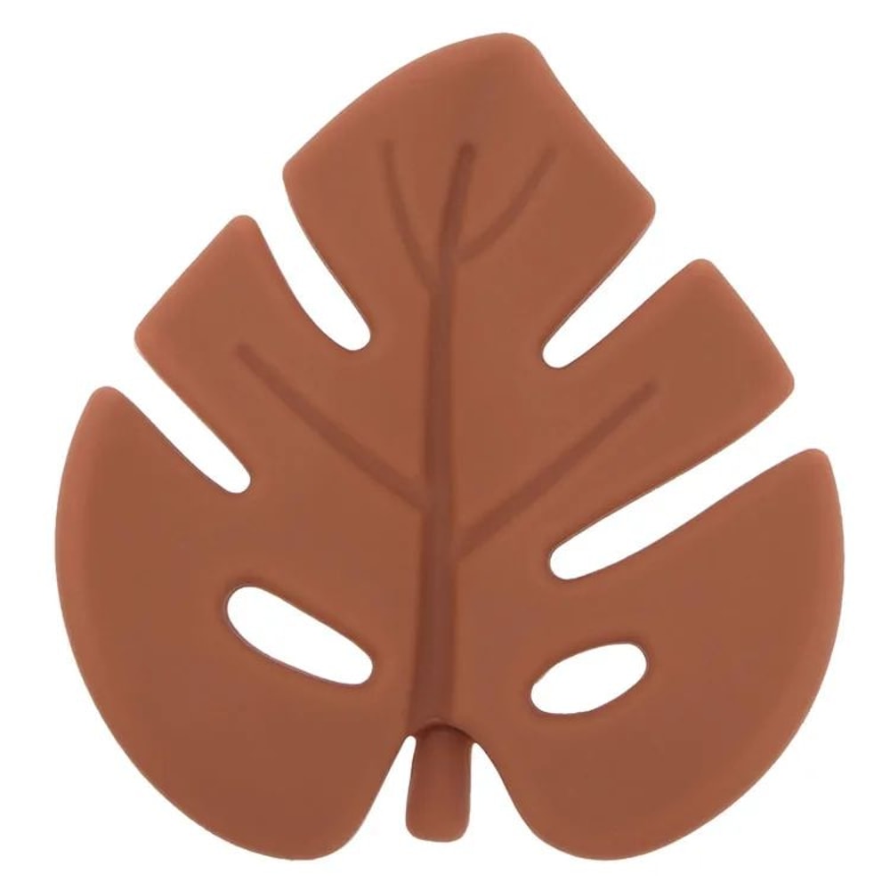 SoftLeaf Silicone Baby Teether Set BPAFree Leaf Teething Beads For Soothing Relief 7