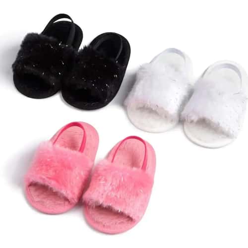 CloudSoft Baby Sandals – Fluffy Soft Sole First Walker Shoes for Newborns & Toddlers