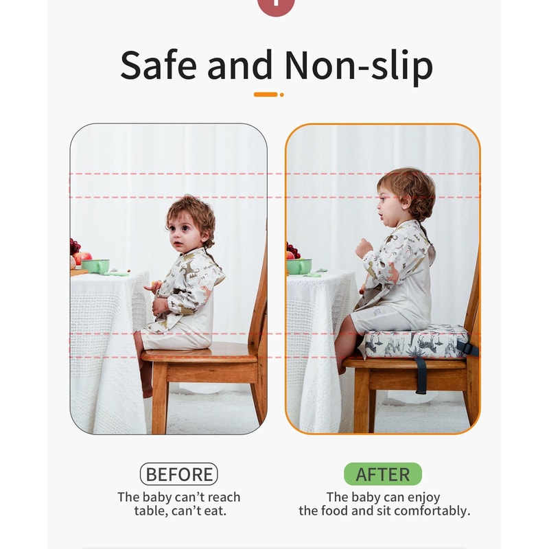 CozyLift Adjustable Kids Booster Seat Cushion For Dining Table 2