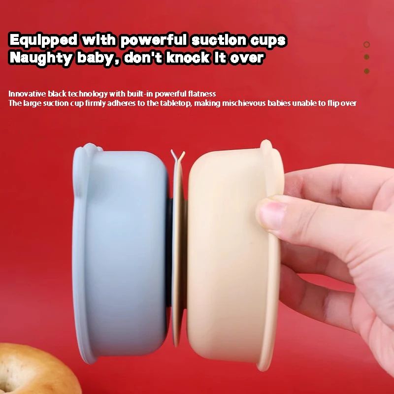 Snail Silicone Baby Bowl With Suction Base For Babies And Toddlers 5
