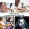 3Speed Stroller Fan With LED Light Phone Holder Portable USB Baby Cooling Clip Fan 3