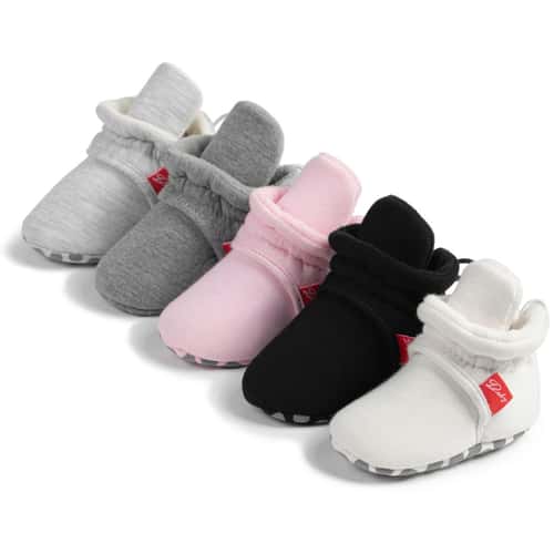 CozyGrip Winter Baby Booties – Soft Non-Slip First Walker Shoes