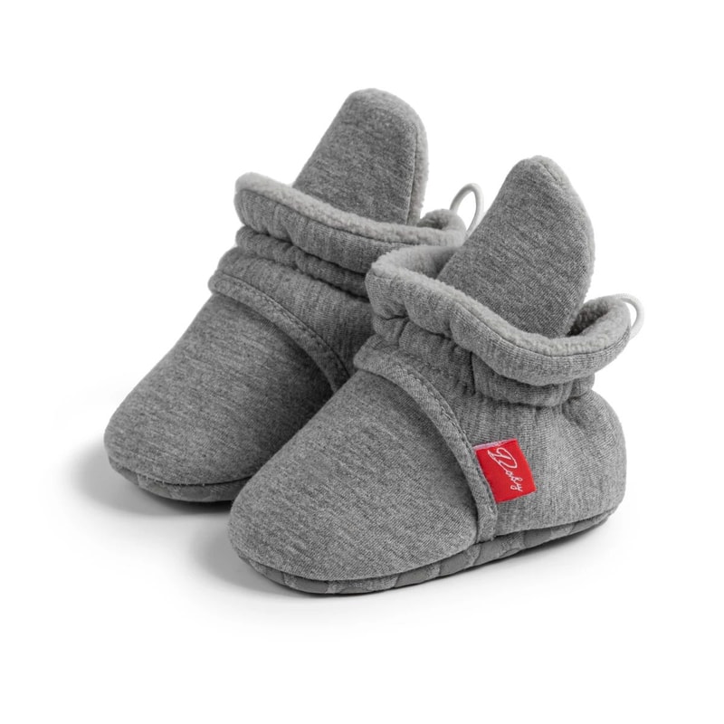 CozyGrip Winter Baby Booties Soft NonSlip First Walker Shoes 8