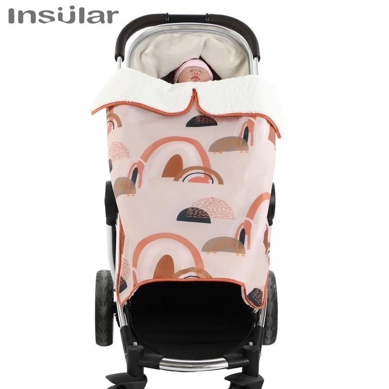 AllWeather Cozy Baby Stroller Footmuff Windproof Waterproof Infant Sleeping Bag Blanket 2
