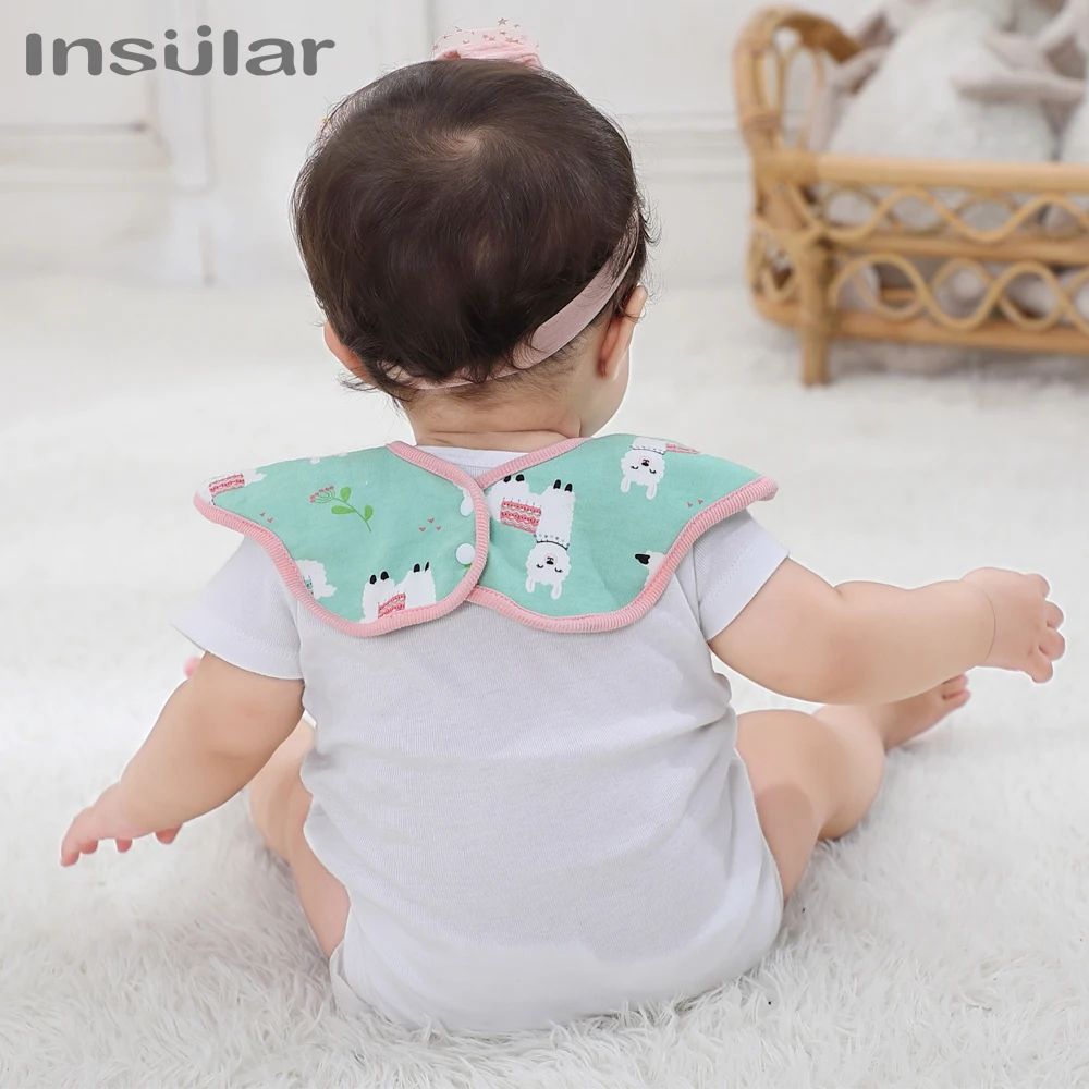 360 Muslin Baby Bibs Set Soft Absorbent Bandana Bibs For Newborns 4