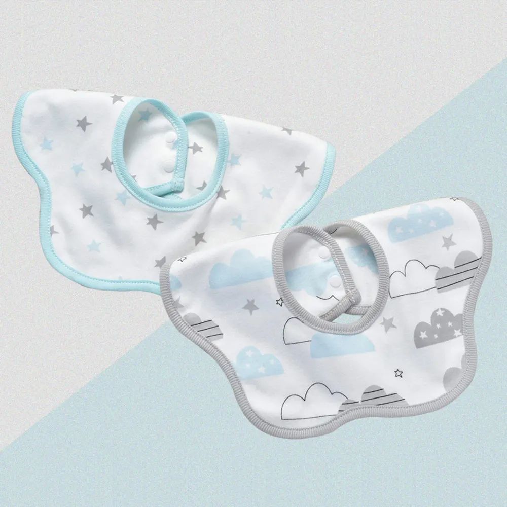 360 Muslin Baby Bibs Set Soft Absorbent Bandana Bibs For Newborns 7