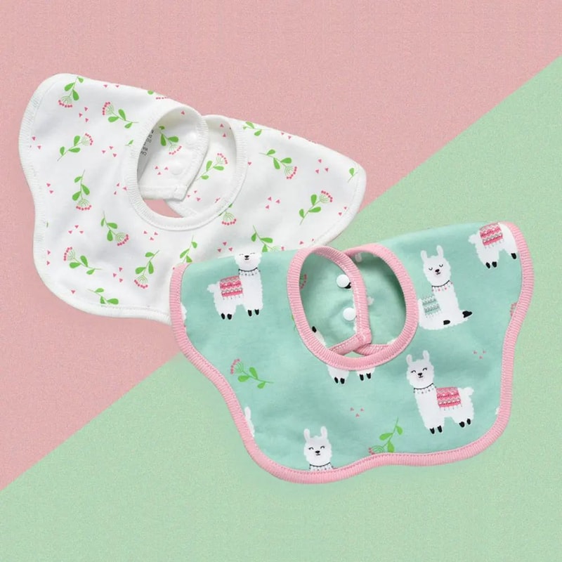 360 Muslin Baby Bibs Set Soft Absorbent Bandana Bibs For Newborns 9