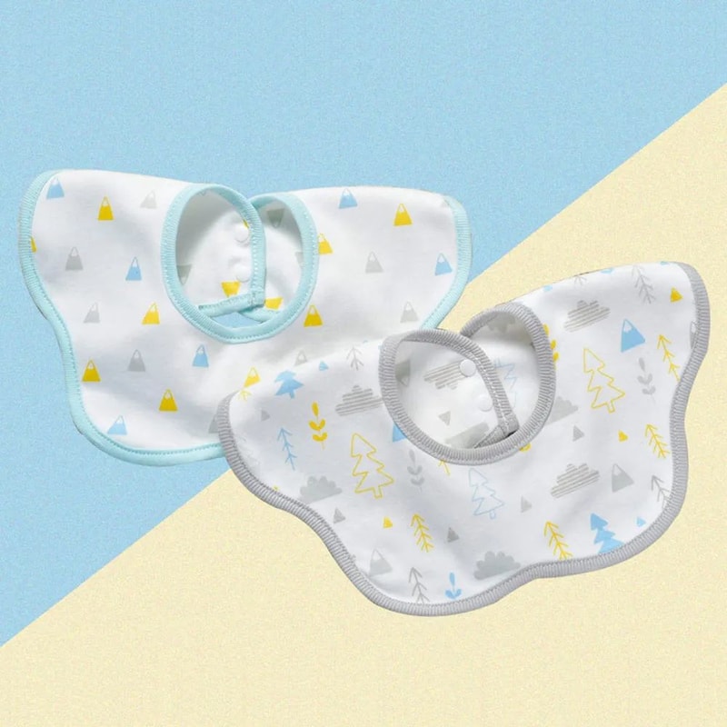 360 Muslin Baby Bibs Set Soft Absorbent Bandana Bibs For Newborns 10