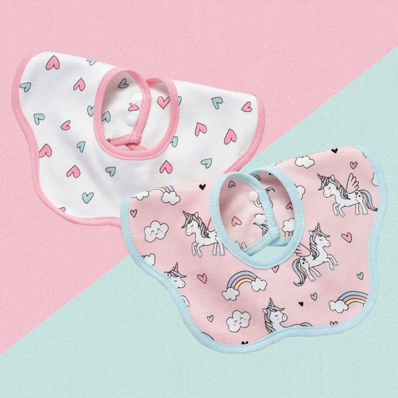 360 Muslin Baby Bibs Set Soft Absorbent Bandana Bibs For Newborns 12