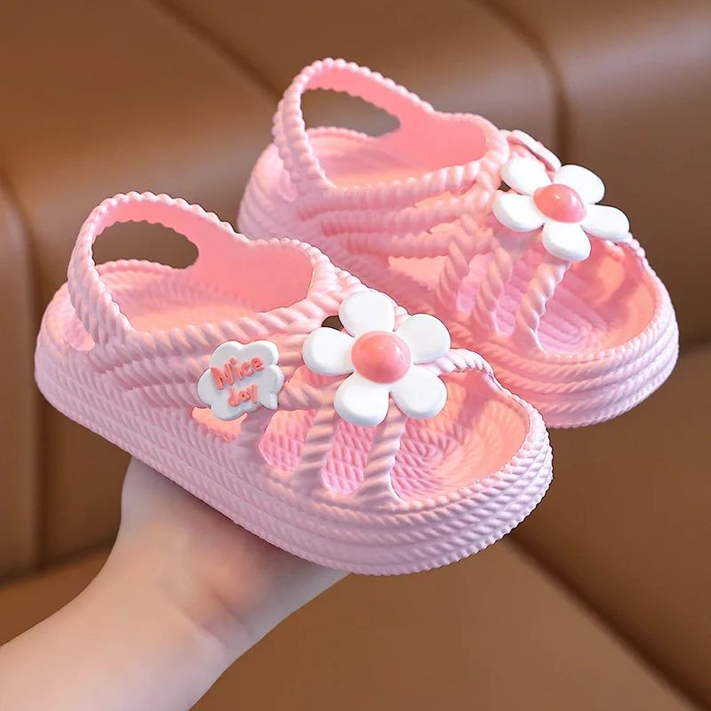 Kids AntiSlip Slippers Soft Sole Baby Beach Sandals For Indoor Outdoor Comfort 6
