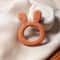 Carrot Bunny Silicone Baby Teether BPAFree Sensory Teething Toy For Infants 11
