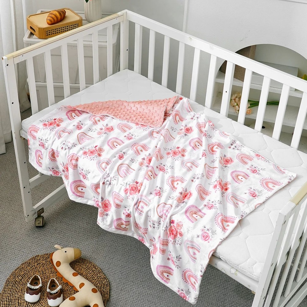 UltraSoft Baby Blanket DoubleLayer Minky Toddler Blanket Plush Comfort 30x40inch 4